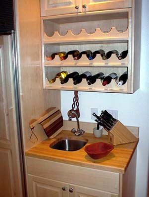 and enjoyed a glass of fine wine . . .